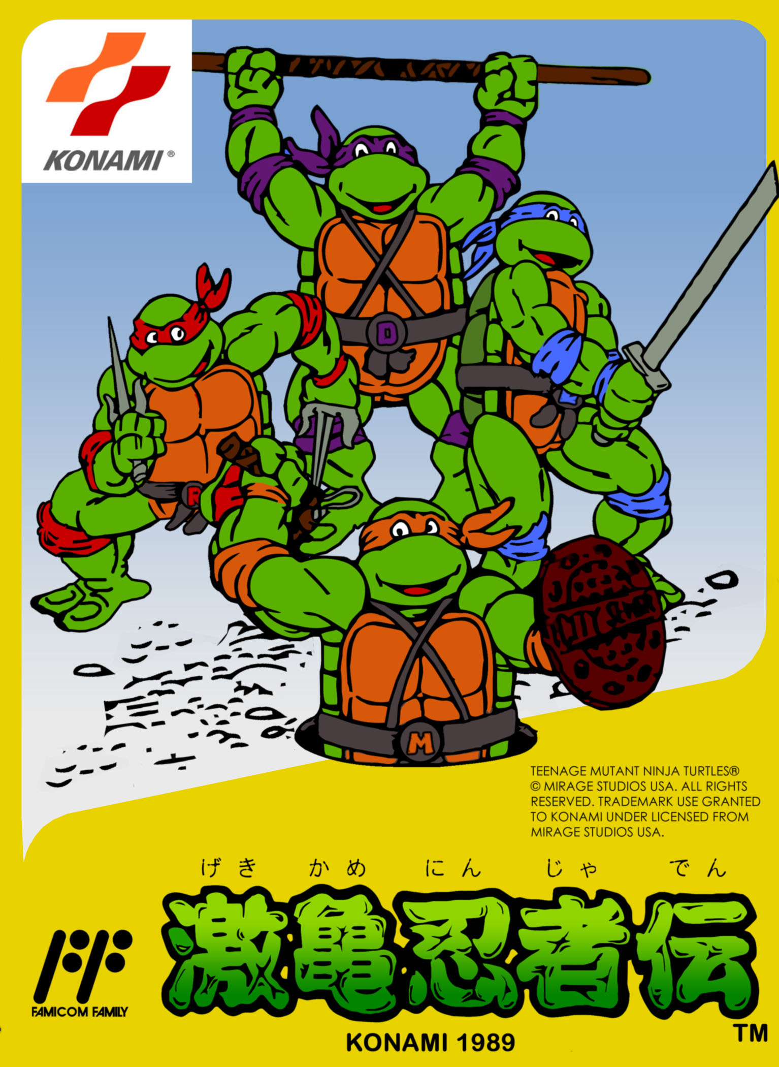 teenage mutant ninja turtles nintendo game