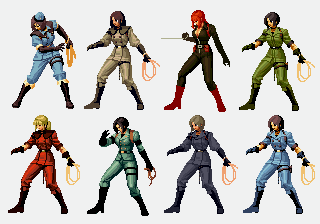 the king of fighters 99 characters