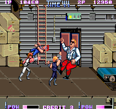 beat the boss in double dragon 2 nes