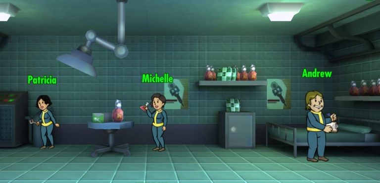 story generated games like fallout shelter