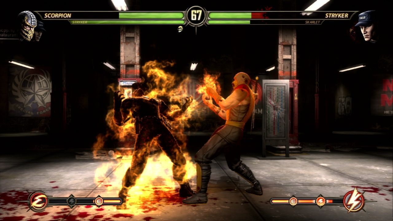 Mortal Kombat Shaolin Monks  Scorpion's Spear Slice Fatality 