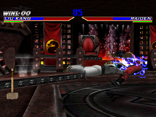 Mortal Kombat Gold (Dreamcast) Arcade as Cyrax 