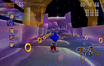 Sonic R gameplay (PC Game, 1997) 